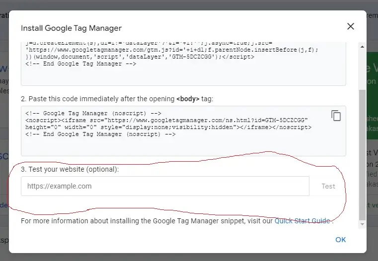 Testing Tag Manager